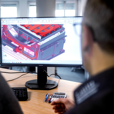 Der Maschinenbau Hersteller Leiritz verfügt über zahlreiche Arbeitsplätze in der CAD Konstruktion.