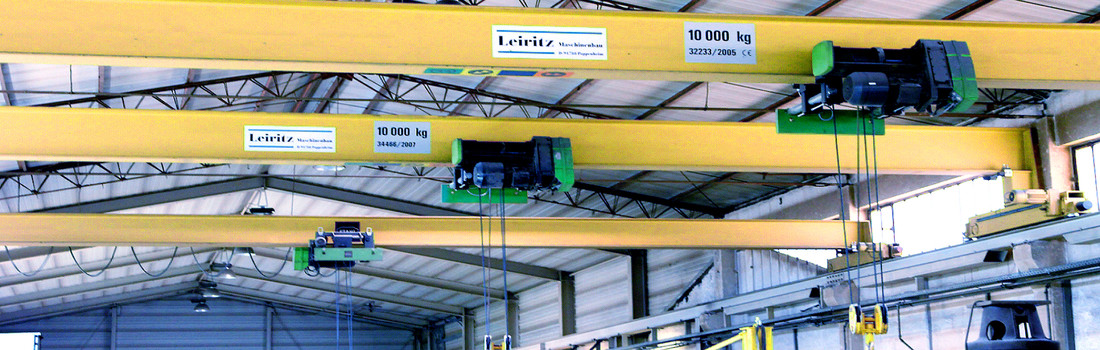 Leiritz ist Hersteller für Kranbau Lösungen und Lastaufnahmemittel aus Bayern.