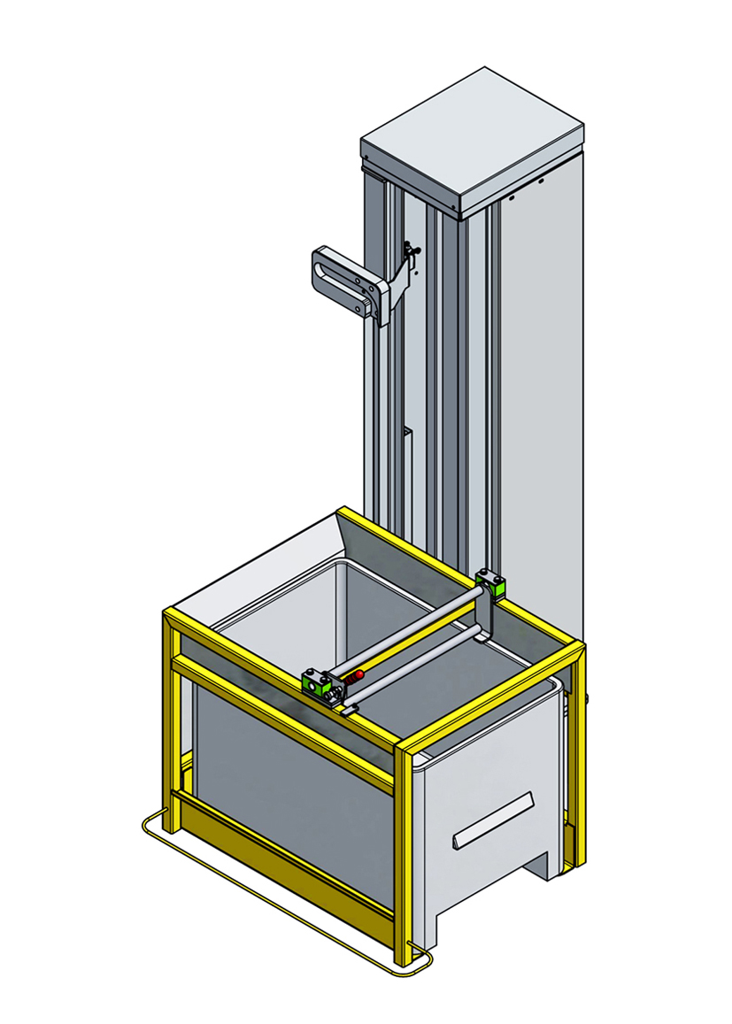 Leiritz Maschinenbau ist Lieferant der Hebe Kippvorrichtung für viele verschiedene Industrie-Branchen.