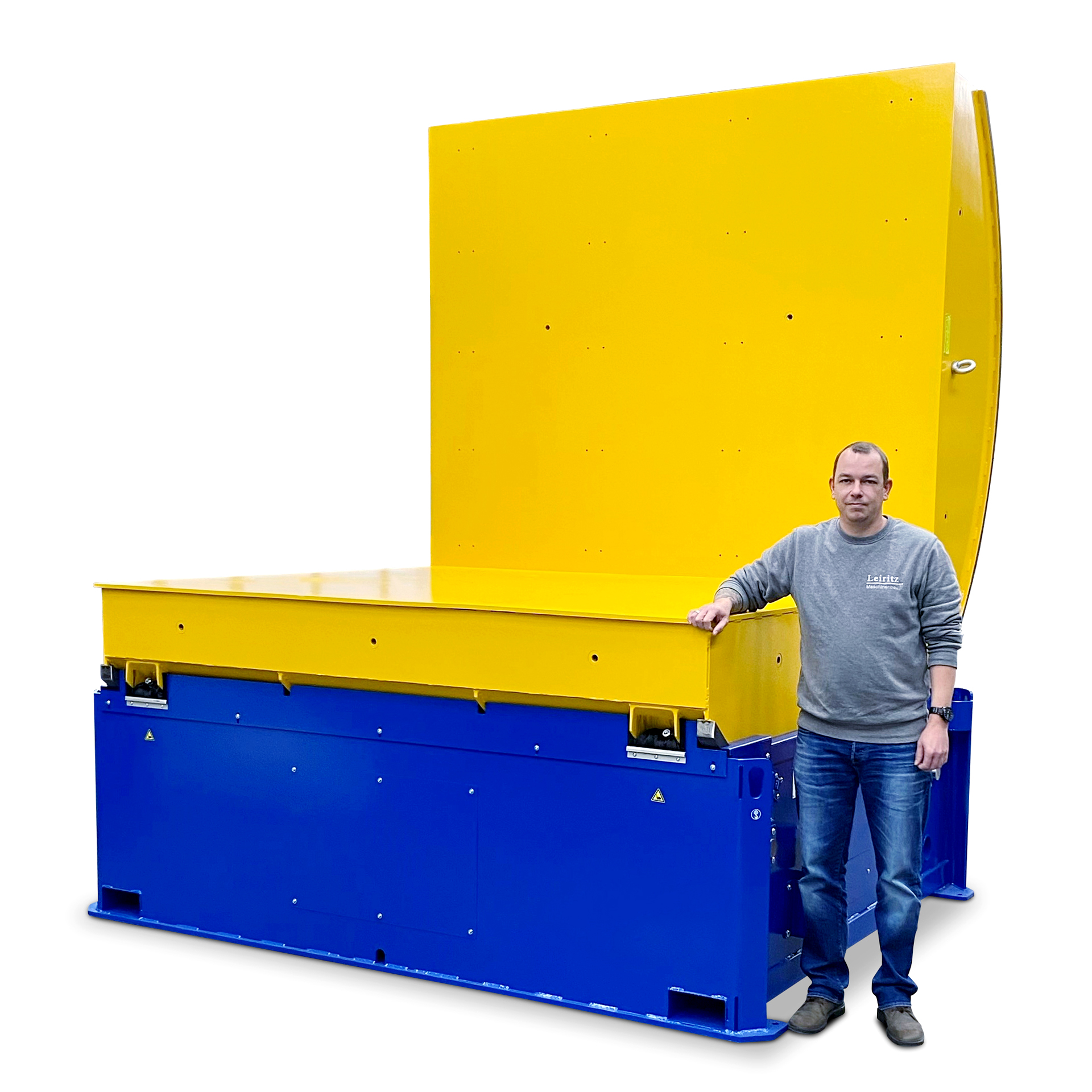 Die Werkzeugwender Tool Mover von Leiritz Maschinenbau können auch Werkstücke von 40 bis 80 Tonnen sicher kippen und wenden. 