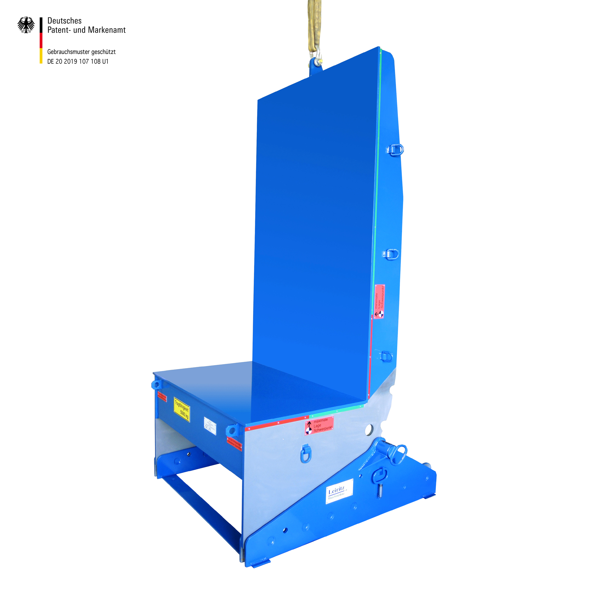 Blauer TOOL MOVER, Werkzeugwender von Leiritz.