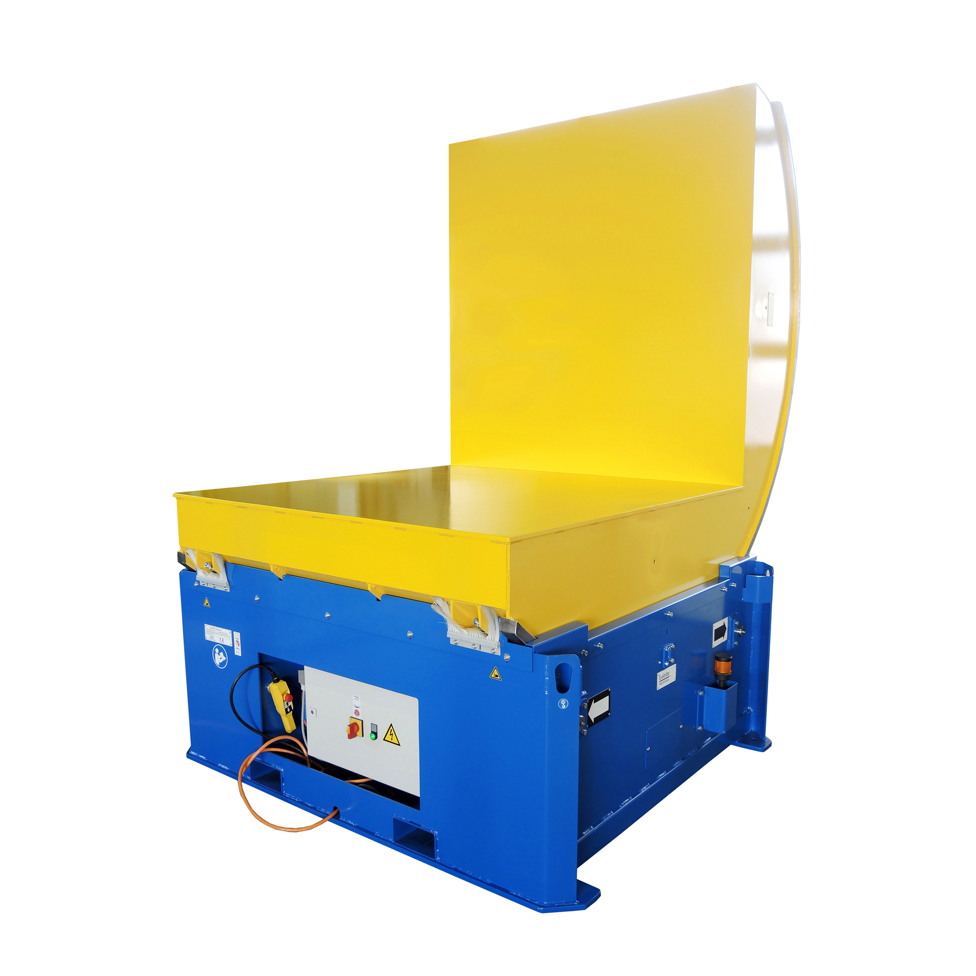 TOOL-MOVER / Turnover Device in yellow-blue standard version.
