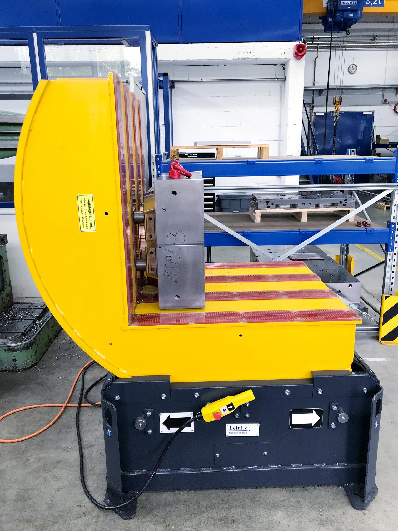 Der Tool Mover Pro wird auch noch als Wendevorrichtung bezeichnet.